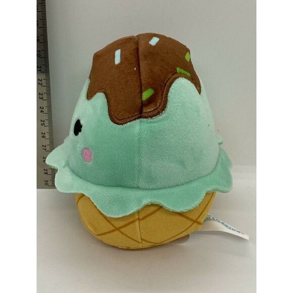 Kellytoy Squishmallow 5 Inch Easter Basket Plush | Maya the Mint Ice Cream - Picture 5 of 9